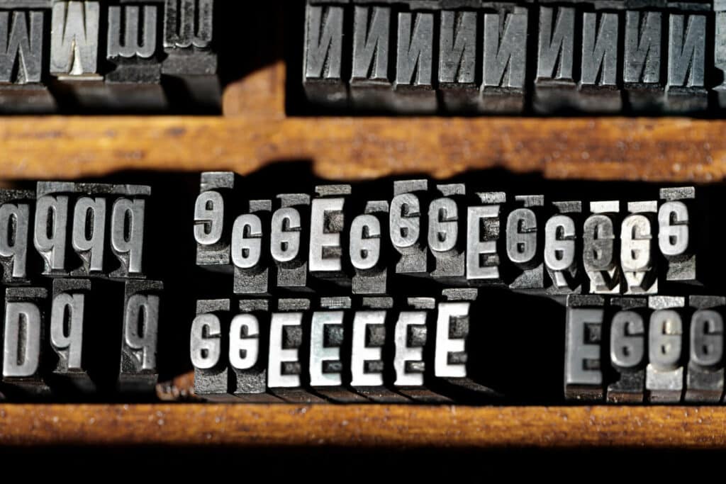 Letras para tipografias.